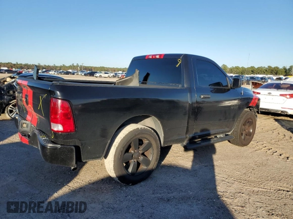 2017 Ram 1500 Tradesman with VIN 3C6JR6AG8HG504979, listed as a Copart auction lot 43332495 with 69,936 mi miles and Salvage title. Bid and sale history available at DreamBid. Image 3.