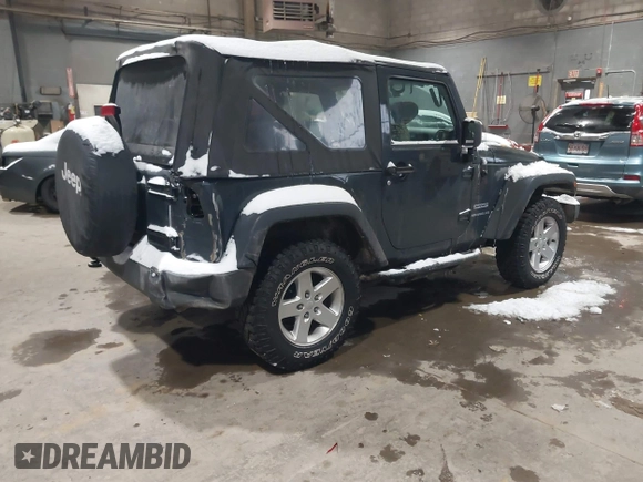 2017 Jeep Wrangler Sport with VIN 1C4AJWAG7HL606695, listed as a IAAI auction lot 41520359 with 112,926 mi miles and . Bid and sale history available at DreamBid. Image 4.