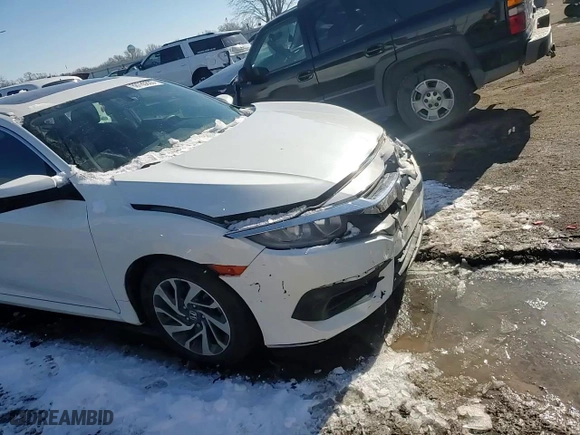 2017 Honda Civic Sedan EX with VIN 2HGFC2F76HH553052, listed as a Copart auction lot 88785635 with 73,379 mi miles and Salvage Title. Bid and sale history available at carsss.com. Image 11.