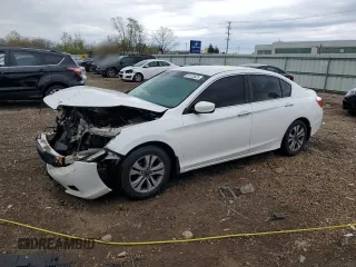 2014 Honda Accord LX z VIN 1HGCR2F35EA044496, wystawiony jako Copart lot #55125825 z przebiegiem 200 403 mil mil oraz Szkoda całkowita • Salvage title. Historia ofert i sprzedaży dostępna na DreamBid. Obrazek 1.