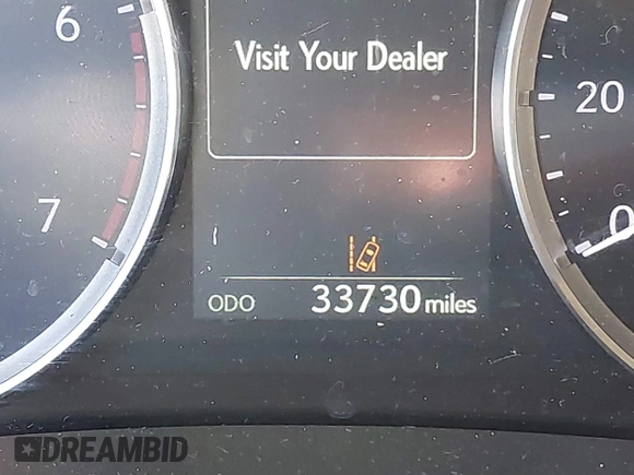 2019 Lexus IS with VIN JTHBA1D23K5099666, listed as a IAAI auction lot 40810912 with 33,730 mi miles. Bid and sale history available at carsss.com. Image 16.
