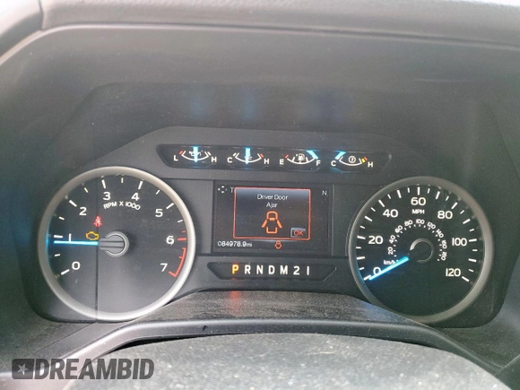 2016 Ford F-150 XL with VIN 1FTEX1CP9GKF95932, listed as a Copart auction lot 57116895 with 84,978 mi miles and Salvage title. Bid and sale history available at DreamBid. Image 9.