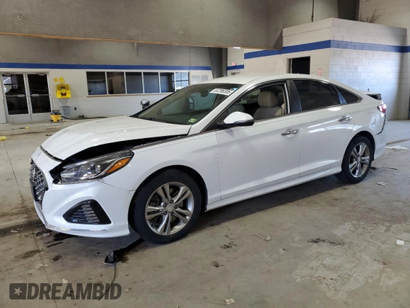 2018 Hyundai Sonata Sport with VIN 5NPE34AF1JH701108, listed as a Copart auction lot 53298305 with 113,678 mi miles and Salvage Title. Bid and sale history available at carsss.com. Image 1.