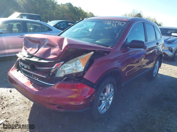 2010 Honda CR-V EX with VIN 5J6RE3H51AL037708, listed as a IAAI auction lot 41877410 with 156,479 mi miles. Bid and sale history available at carsss.com. Image 22.