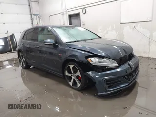 2018 Volkswagen Golf GTI S with VIN 3VW547AU9JM251101, listed as a IAAI auction lot 41505441 with 53,507 mi miles. Bid and sale history available at carsss.com. Image 1.