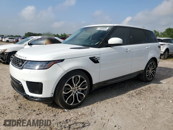 2020 Land Rover Range Rover Sport HSE with VIN SALWR2SU1LA890785, listed as a Copart auction lot 51683035 with 36,988 mi miles and Salvage Title. Bid and sale history available at carsss.com. Image 1.