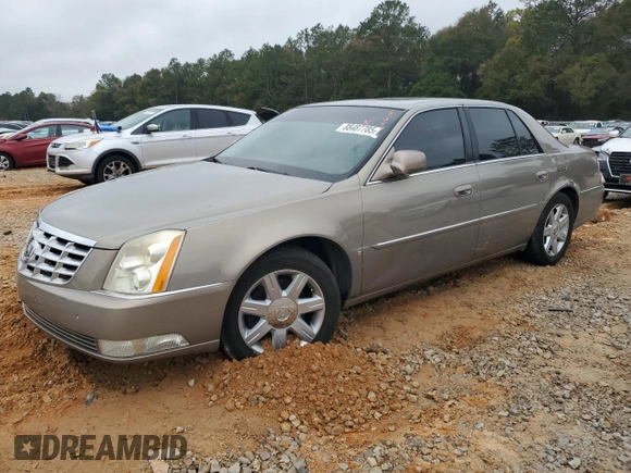 2007 Cadillac DTS V8 z VIN 1G6KD57Y47U115566, wystawiony jako Copart lot #88487785 z przebiegiem 93 484 mil mil oraz Szkoda całkowita • Salvage title. Historia ofert i sprzedaży dostępna na DreamBid. Obrazek 1.