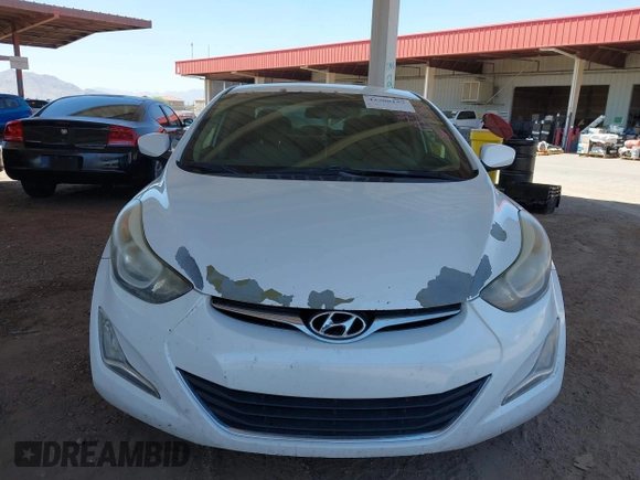 2016 Hyundai Elantra SE with VIN 5NPDH4AE7GH691505, listed as a IAAI auction lot 42308153 with 162,637 mi miles and . Bid and sale history available at DreamBid. Image 6.