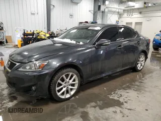 2011 Lexus IS 350 with VIN JTHCE5C28B5000227, listed as a Copart auction lot 46902595 with 109,838 mi miles and Clean title. Bid and sale history available at DreamBid. Image 1.