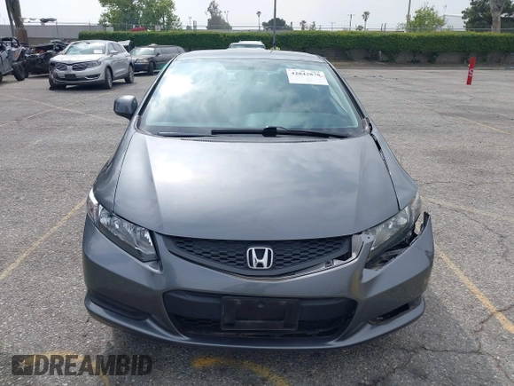 2013 Honda Civic Cpe LX with VIN 2HGFG3B58DH521213, listed as a IAAI auction lot 42042878 with 46,865 mi miles. Bid and sale history available at carsss.com. Image 12.