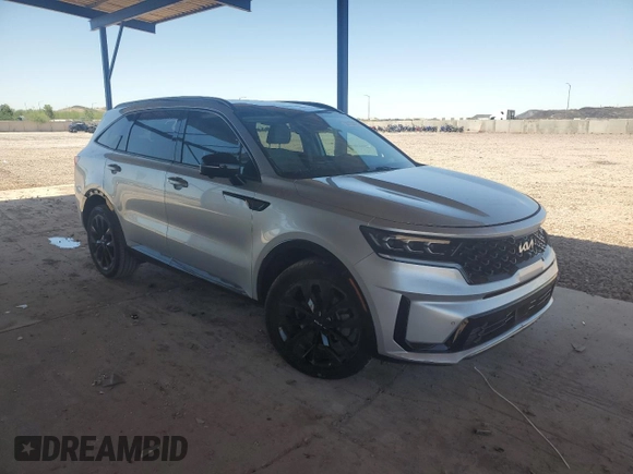 2022 Kia Sorento SX z VIN 5XYRK4LF6NG106088, wystawiony jako Copart lot #58120825 z przebiegiem 40 685 mil mil oraz Szkoda całkowita • Salvage title. Historia ofert i sprzedaży dostępna na DreamBid. Obrazek 4.