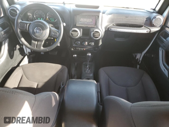 2018 Jeep Wrangler Unlimited Sport S with VIN 1C4BJWDG5JL846821, listed as a Copart auction lot 53310315 with 84,880 mi miles and Salvage title. Bid and sale history available at DreamBid. Image 8.
