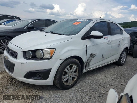 2013 Chevrolet Sonic LT with VIN 1G1JC5SH9D4137246, listed as a Copart auction lot 56001065 with 141,545 mi miles and Clean Title. Bid and sale history available at DreamBid. Image 1.