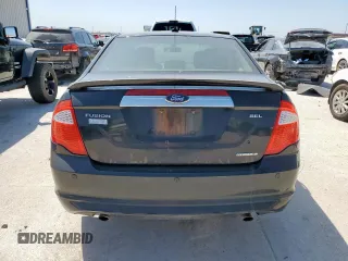 2012 Ford Fusion SEL with VIN 3FAHP0JG2CR118765, listed as a Copart auction lot 52598145 with 104,231 mi miles and Salvage Title. Bid and sale history available at carsss.com. Image 6.
