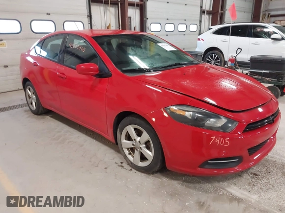 2016 Dodge Dart SXT with VIN 1C3CDFBB6GD616098, listed as a IAAI auction lot 41937405 with 132,420 mi miles and . Bid and sale history available at carsss.com. Image 1.