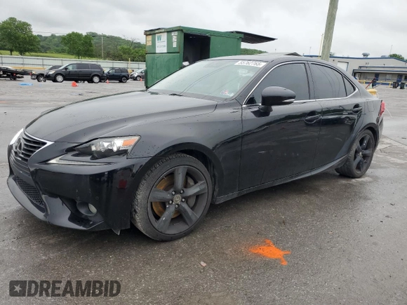 2014 Lexus IS 350 with VIN JTHBE1D27E5002011, listed as a Copart auction lot 55762765 with 105,063 mi miles and Clean title. Bid and sale history available at DreamBid. Image 1.