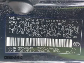 2015 Toyota Prius Four with VIN JTDKN3DU1F1996520, listed as a IAAI auction lot 41564249 with 194,433 mi miles and . Bid and sale history available at DreamBid. Image 9.
