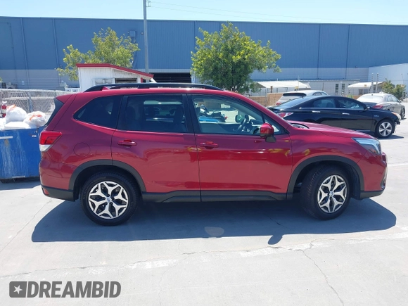 2021 Subaru Forester Premium z VIN JF2SKAJC6MH445546, wystawiony jako IAAI lot #42605027 z przebiegiem 56 712 mil mil oraz . Historia ofert i sprzedaży dostępna na DreamBid. Obrazek 12.
