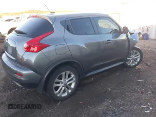 2014 Nissan Juke S with VIN JN8AF5MV1ET480257, listed as a IAAI auction lot 40858753 with 135,753 mi miles. Bid and sale history available at carsss.com. Image 4.