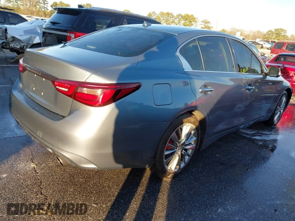 2018 Infiniti Q50 Sport z VIN JN1EV7AP1JM359110, wystawiony jako IAAI lot #41261129 z przebiegiem 164 675 mil mil oraz . Historia ofert i sprzedaży dostępna na DreamBid. Obrazek 4.