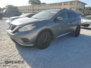 2017 Nissan Murano S with VIN 5N1AZ2MG8HN187382, listed as a Copart auction lot 55099445 with 155,727 mi miles and Salvage Title. Bid and sale history available at carsss.com. Image 1.