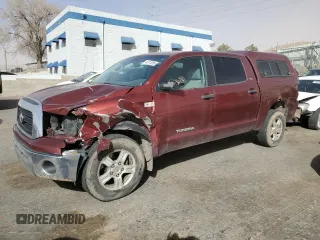 2008 Toyota Tundra 4WD Truck with VIN 5TFDV54118X048631, listed as a Copart auction lot 46712095 with 220,287 mi miles and Salvage Title. Bid and sale history available at carsss.com. Image 1.