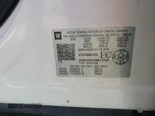 2021 Chevrolet Equinox Premier z VIN 2GNAXXEV6M6137669, wystawiony jako Copart lot #53437745 z przebiegiem 93 812 mil mil oraz Szkoda całkowita • Salvage title. Historia ofert i sprzedaży dostępna na DreamBid. Obrazek 14.