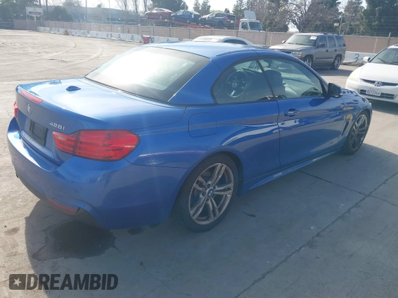 2014 BMW 4 Series 428i with VIN WBA3V7C56EP771069, listed as a IAAI auction lot 41885345 with 94,862 mi miles. Bid and sale history available at carsss.com. Image 4.