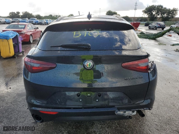 2020 Alfa Romeo Stelvio with VIN ZASPAJAN2L7C91437, listed as a Copart auction lot 65405794 with 0 mi miles and Non Repairable. Bid and sale history available at carsss.com. Image 6.