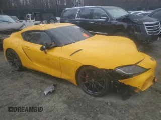 2023 Toyota GR Supra 3.0 with VIN WZ1DB0G06PW058219, listed as a Copart auction lot 83528874 with 0 mi miles and Salvage Title. Bid and sale history available at carsss.com. Image 4.