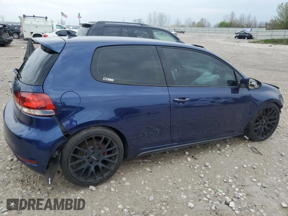 2012 Volkswagen GTI PZEV with VIN WVWED7AJ3CW101447, listed as a Copart auction lot 55298125 with Not provided miles and Clean title. Bid and sale history available at DreamBid. Image 3.