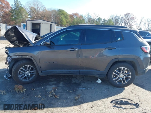 2020 Jeep Compass Latitude w/Sun/Safety Pkg with VIN 3C4NJCBB2LT241780, listed as a IAAI auction lot 41118805 with 74,891 mi miles. Bid and sale history available at carsss.com. Image 14.