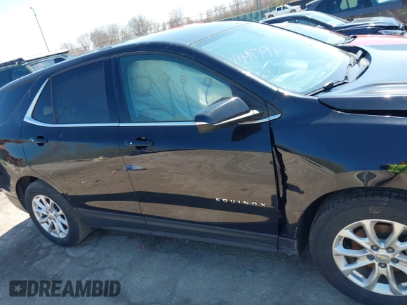 2018 Chevrolet Equinox LT with VIN 2GNAXJEV1J6120187, listed as a IAAI auction lot 41971411 with 115,180 mi miles. Bid and sale history available at carsss.com. Image 13.