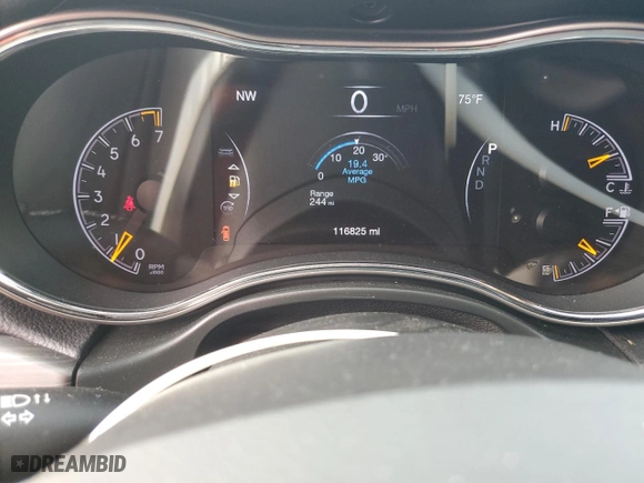2020 Jeep Grand Cherokee Limited with VIN 1C4RJFBGXLC349901, listed as a Copart auction lot 47203795 with 116,825 mi miles and Salvage Title. Bid and sale history available at carsss.com. Image 9.