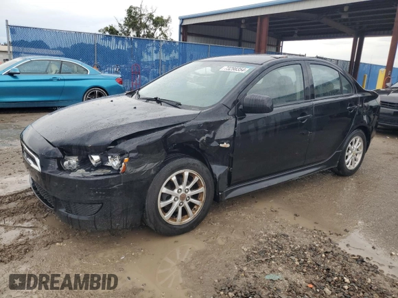 2011 Mitsubishi Lancer ES with VIN JA32U2FU7BU014152, listed as a Copart auction lot 73298354 with 163,204 mi miles and Salvage Title. Bid and sale history available at carsss.com. Image 1.