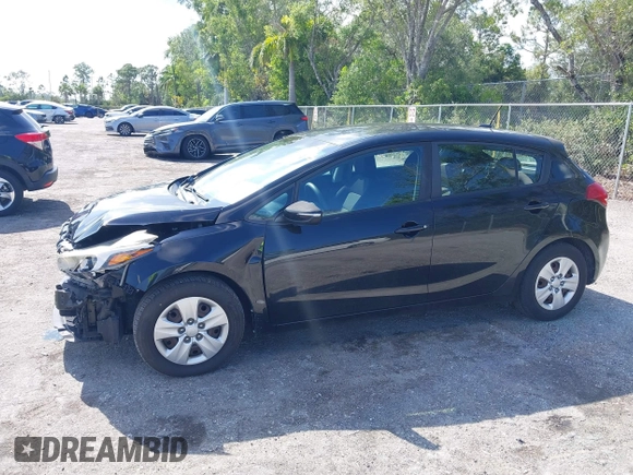2017 Kia Forte5 LX with VIN KNAFK5A86H5699782, listed as a IAAI auction lot 41996763 with 80,974 mi miles. Bid and sale history available at carsss.com. Image 12.