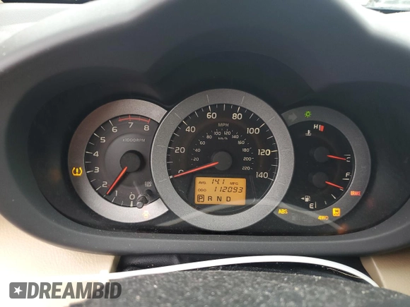 2010 Toyota RAV4 Limited with VIN JTMDF4DV4AD035227, listed as a Copart auction lot 62567895 with 112,093 mi miles and Salvage title. Bid and sale history available at DreamBid. Image 9.