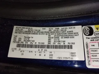 2016 Ford Fiesta ST with VIN 3FADP4GX6GM201907, listed as a IAAI auction lot 41359247 with 58,632 mi miles. Bid and sale history available at carsss.com. Image 9.