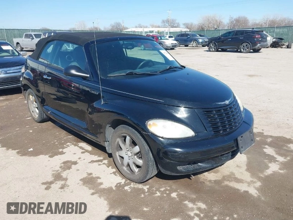 2005 Chrysler PT Cruiser with VIN 3C3EY45XX5T572509, listed as a IAAI auction lot 41733696 with 141,468 mi miles. Bid and sale history available at carsss.com. Image 1.