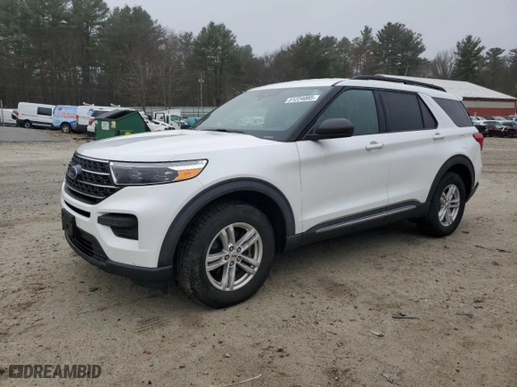 2020 Ford Explorer XLT with VIN 1FMSK8DH1LGB70263, listed as a Copart auction lot 51224085 with 42,850 mi miles and Salvage Title. Bid and sale history available at carsss.com. Image 1.