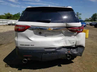 2021 Chevrolet Traverse LT Leather with VIN 1GNEVHKW9MJ235799, listed as a Copart auction lot 62267434 with 54,602 mi miles and Salvage Title. Bid and sale history available at carsss.com. Image 6.