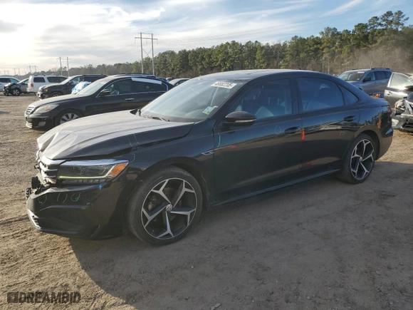 2020 Volkswagen Passat 2.0T R-Line with VIN 1VWMA7A33LC017889, listed as a Copart auction lot 46882205 with 53,049 mi miles and Salvage Title. Bid and sale history available at carsss.com. Image 1.