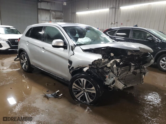 2023 Mitsubishi Outlander Sport ES with VIN JA4ARUAU0PU001505, listed as a Copart auction lot 45094295 with 44,566 mi miles and Salvage Title. Bid and sale history available at carsss.com. Image 4.