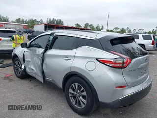 2018 Nissan Murano SV with VIN 5N1AZ2MGXJN138318, listed as a IAAI auction lot 41332561 with 104,067 mi miles and . Bid and sale history available at DreamBid. Image 3.