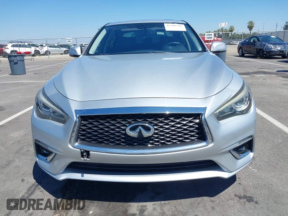 2018 Infiniti Q50 Luxe with VIN JN1EV7AP6JM352203, listed as a IAAI auction lot 42708336 with 79,994 mi miles and . Bid and sale history available at DreamBid. Image 13.