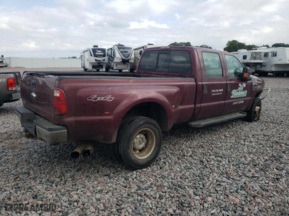 2008 Ford Super Duty F-350 DRW XL with VIN 1FTWW33R78EC42612, listed as a Copart auction lot 72239614 with 180,586 mi miles and Salvage Title. Bid and sale history available at carsss.com. Image 3.