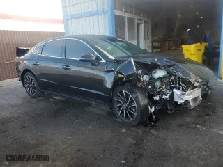 2020 Hyundai Sonata SEL Plus with VIN 5NPEJ4J28LH044894, listed as a Copart auction lot 48592745 with 81,934 mi miles and Salvage Title. Bid and sale history available at carsss.com. Image 4.