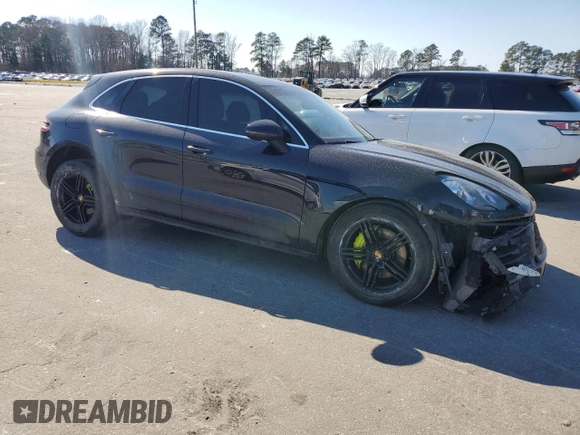 2015 Porsche Macan S with VIN WP1AB2A50FLB62561, listed as a Copart auction lot 46398925 with 90,180 mi miles and Salvage Title. Bid and sale history available at carsss.com. Image 4.