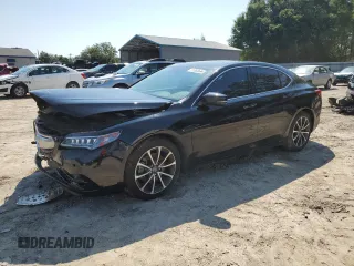 2016 Acura TLX Advance with VIN 19UUB2F77GA005343, listed as a Copart auction lot 71362304 with 124,115 mi miles and Salvage title. Bid and sale history available at DreamBid. Image 1.
