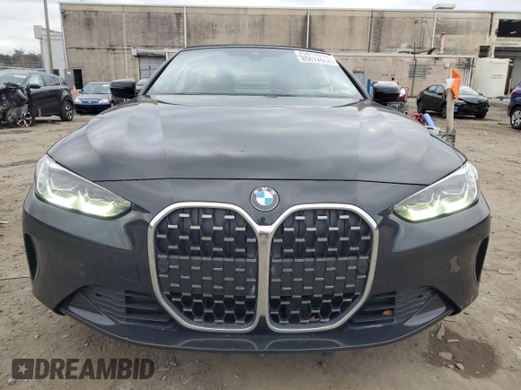 2021 BMW 4 Series 430i with VIN WBA23AT04MCG07881, listed as a Copart auction lot 85674914 with 20,812 mi miles and Salvage title. Bid and sale history available at DreamBid. Image 5.